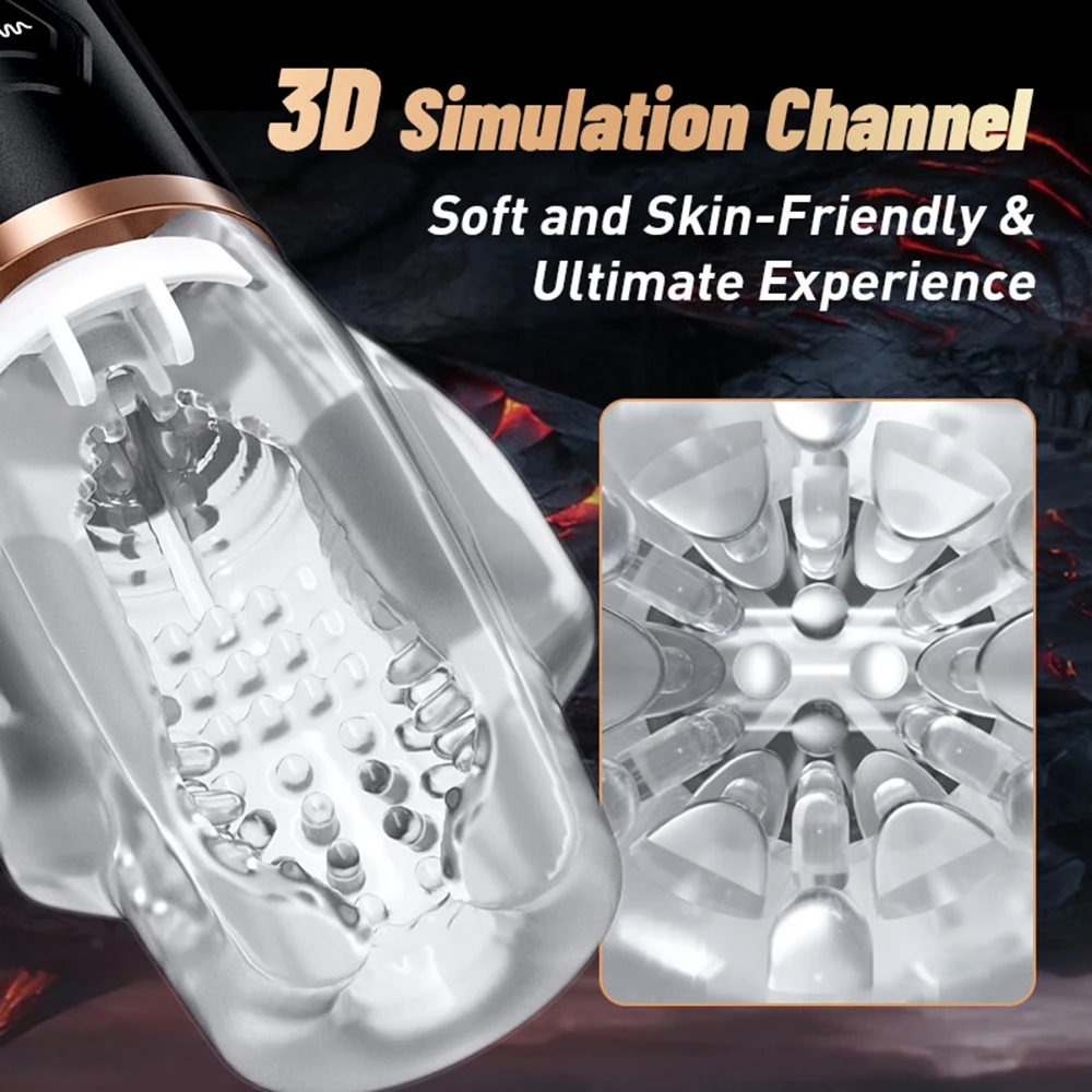Copa Mastubador Masculino de Sucção Automática para Homens, Boquete Vibratório, Suprimentos para Masturbação, Máquina Sexual, Artigos Adultos, Brinquedos Sexuais