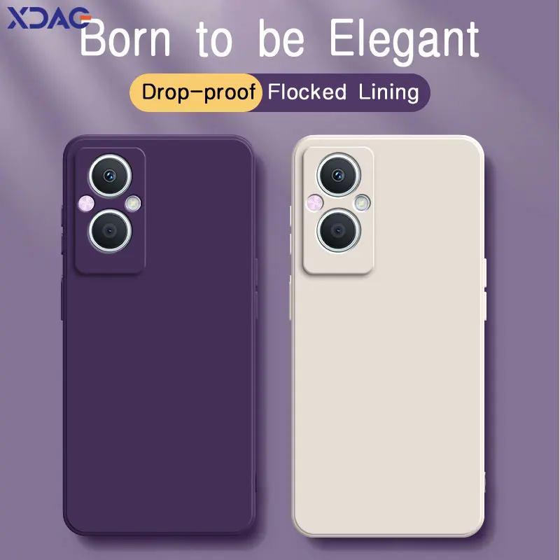 

Square Liquid Silicone Phone Covers for OPPO A96 F21 F21s Pro Reno 7 Reno8 Z 7Z 8Z Lite for OnePlus Nord N20 5G Shockproof Cases