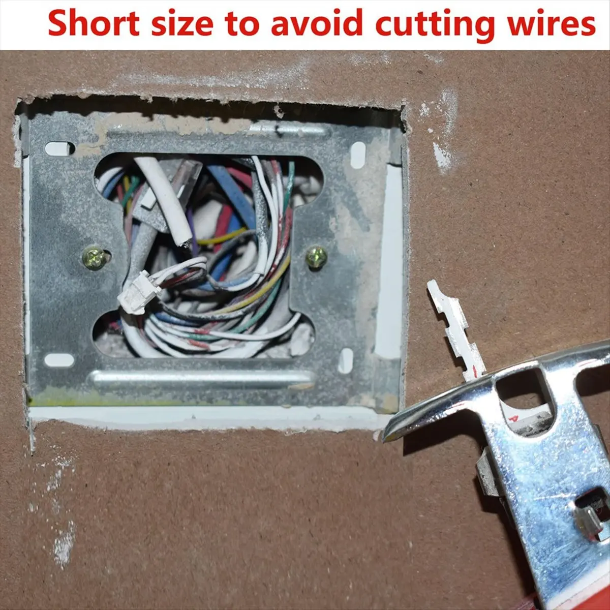 L63A 20Pcs Mini Reciprocating Jig Saw Blades Drywall Reciprocating Saw Blade 85/86 Type Wire Box Drywall Access Blade