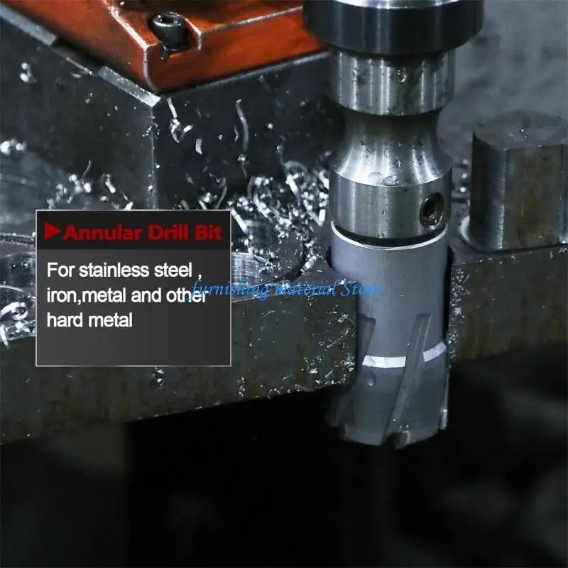 

Y5GD Heavy Duty 50mmx35mm Annular Cutter with 19mm Weldon Shank Tip Annular Drill Bit for Stainless Steel Iron