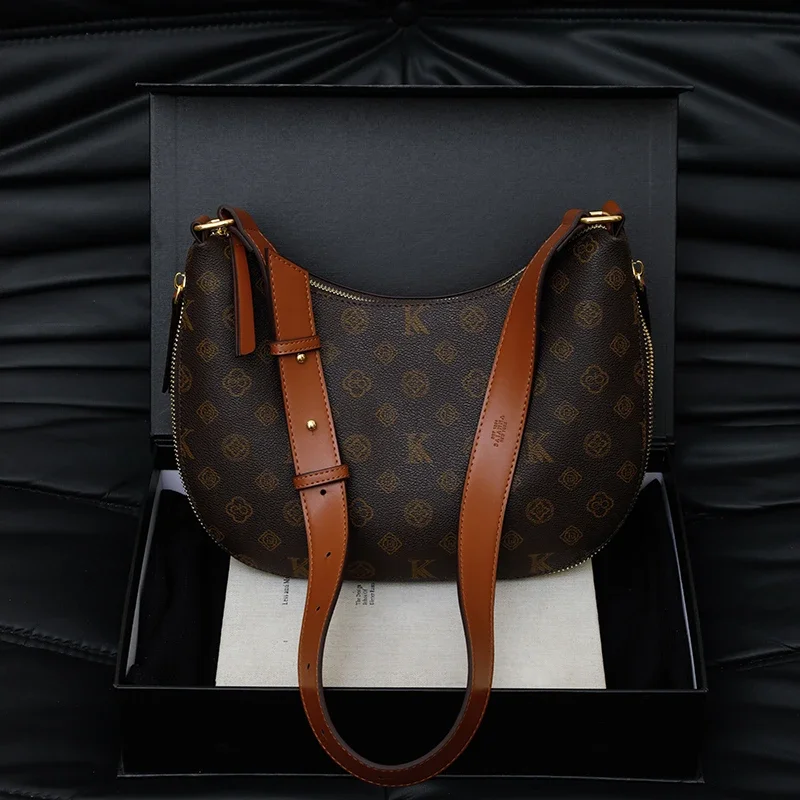

Best Seller Retro Tote Bag - Women's Crossbody Purse With Paris Letter Logo & Fashion Forward Capacity