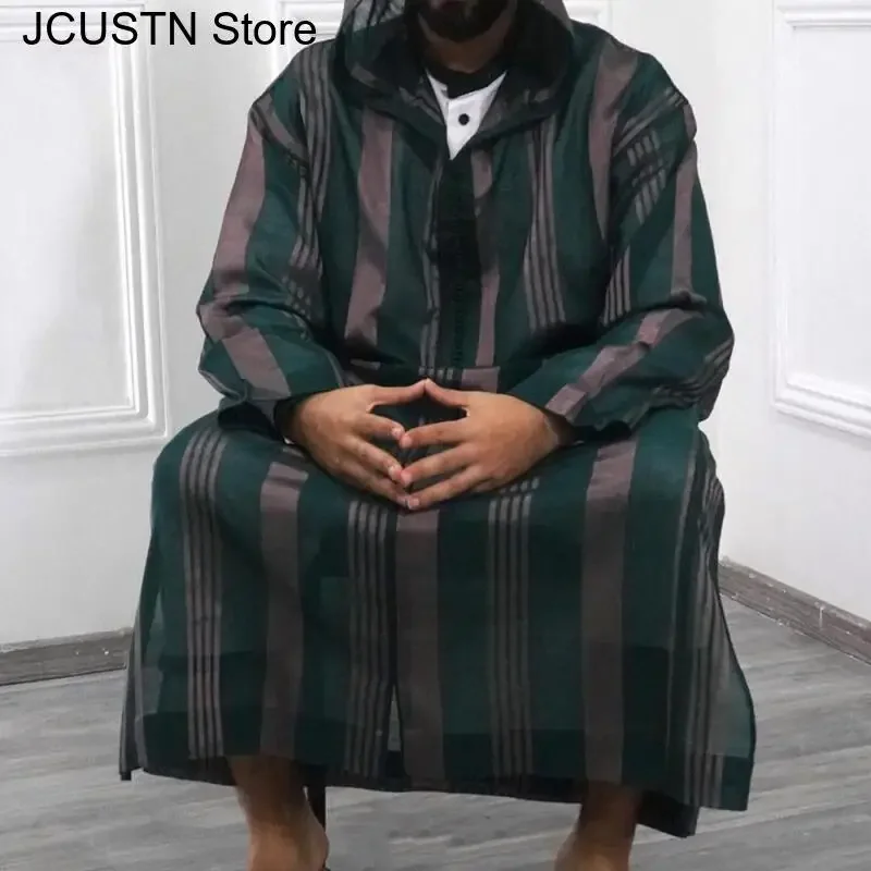 Kaftan Robes Pakistan Traditional Ethnic Loose Middle East Thobe Muslim Men Clothing Kurta Arab Abaya Turkish Dress Dubai Islam