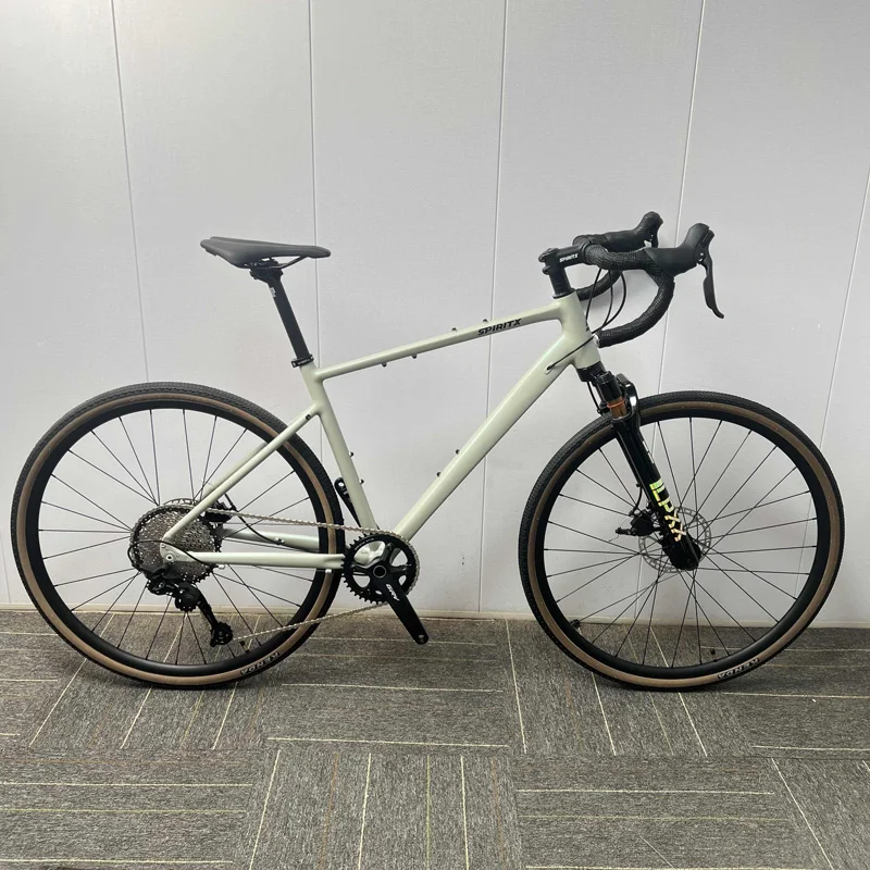 432/470/520 مللي متر الألومنيوم الحصى دراجة دلو المحور بيند Handle10 سرعة الحصى الطريق دراجة امتصاص الصدمات شوكة ، اللون يدعم DIY بها بنفسك