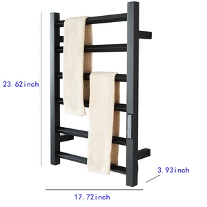 Badezimmerausrüstung Edelstahl aus Stahl breiter Temperatur und Zeitsteuerhaus erhitzte Toalheiro Handtuchheizung 009 12 Hauptverkäufe Elektrisch Toalheiro - №6
