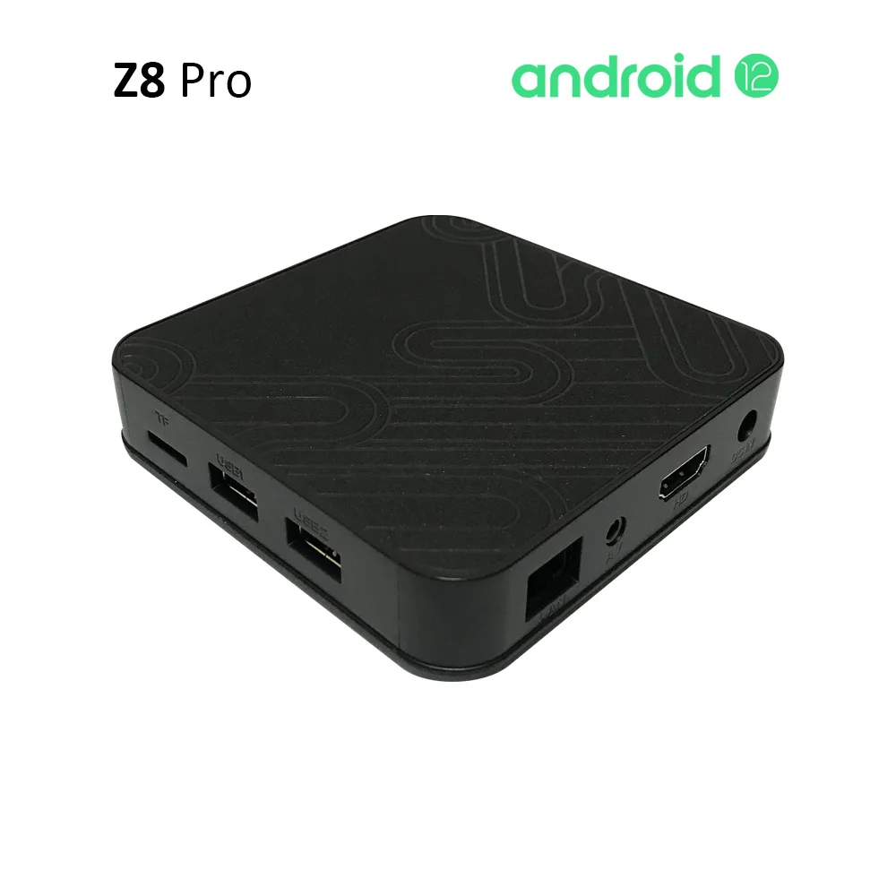 ميزات 8K Android 12 Smart TV Box Z8 Pro H618 رباعية النواة 4K 1080P Full HD H.265 HEVC Video Play WiFi Bluetooth 5 YouTube Z8Pro