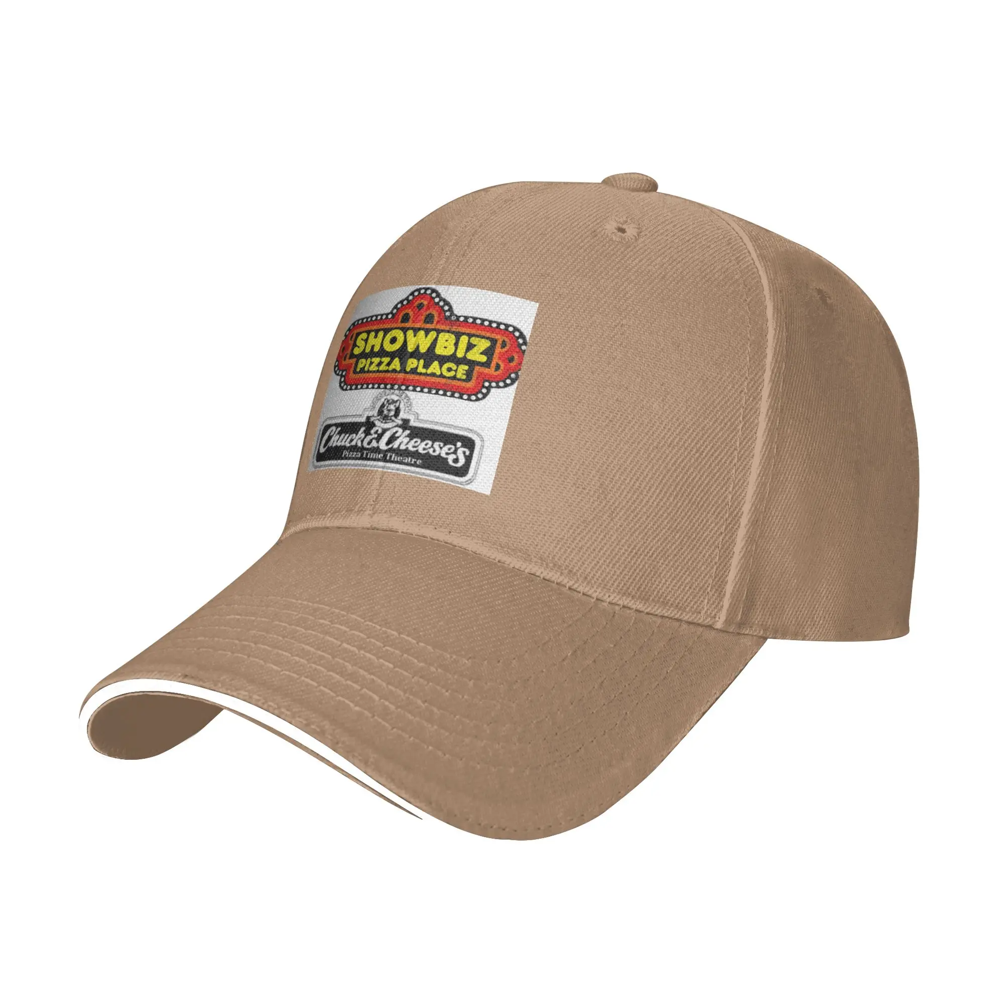 Chuck E Cheeses Pizza Time Theater Cap Casual Baseball Caps Adjustable Hat Hip Hop Summer Unisex Baseball Hats Customizable