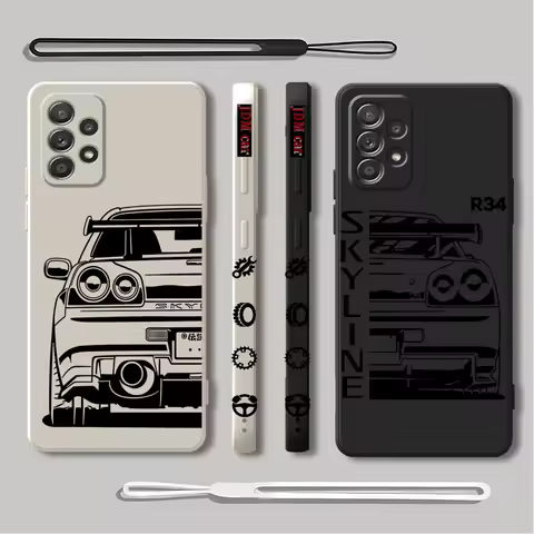 JDM Dream Car phone Case for Samsung A11 A12 A13 A14 A15 A22 A23 A32 A52 4G 5G A21s A24 4G A25 A33 A34 A42 A52s A53 A54 5G