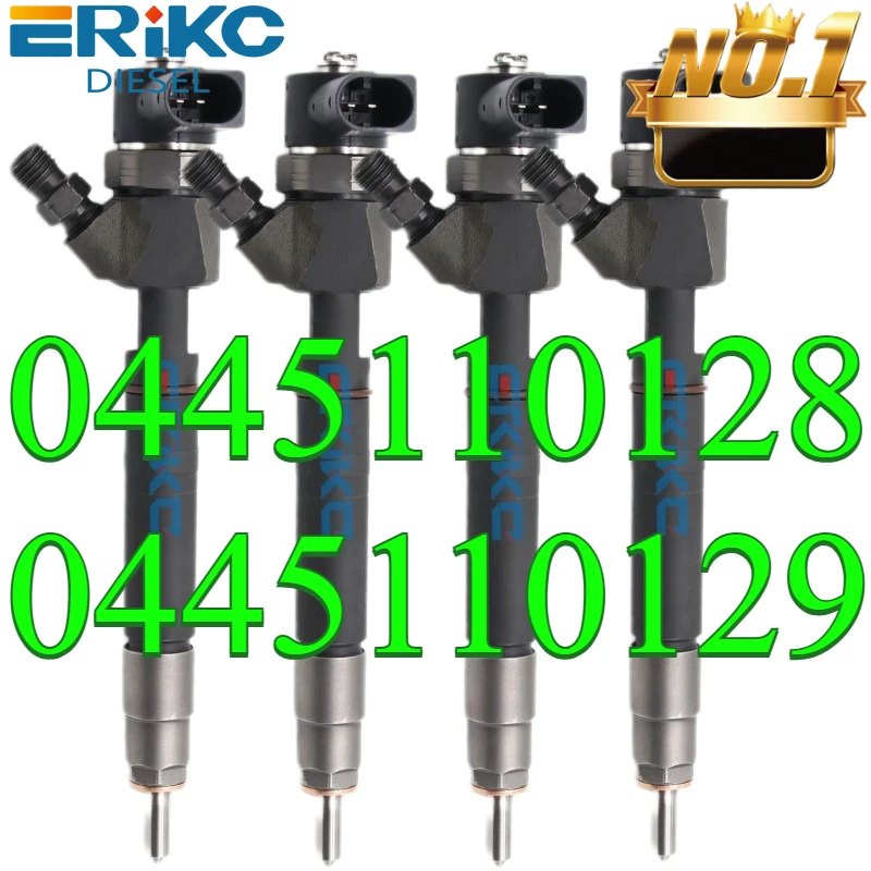 

4PC 0445110128 0445110129 Common Rail Injector 6480700087 for Mercedes Benz