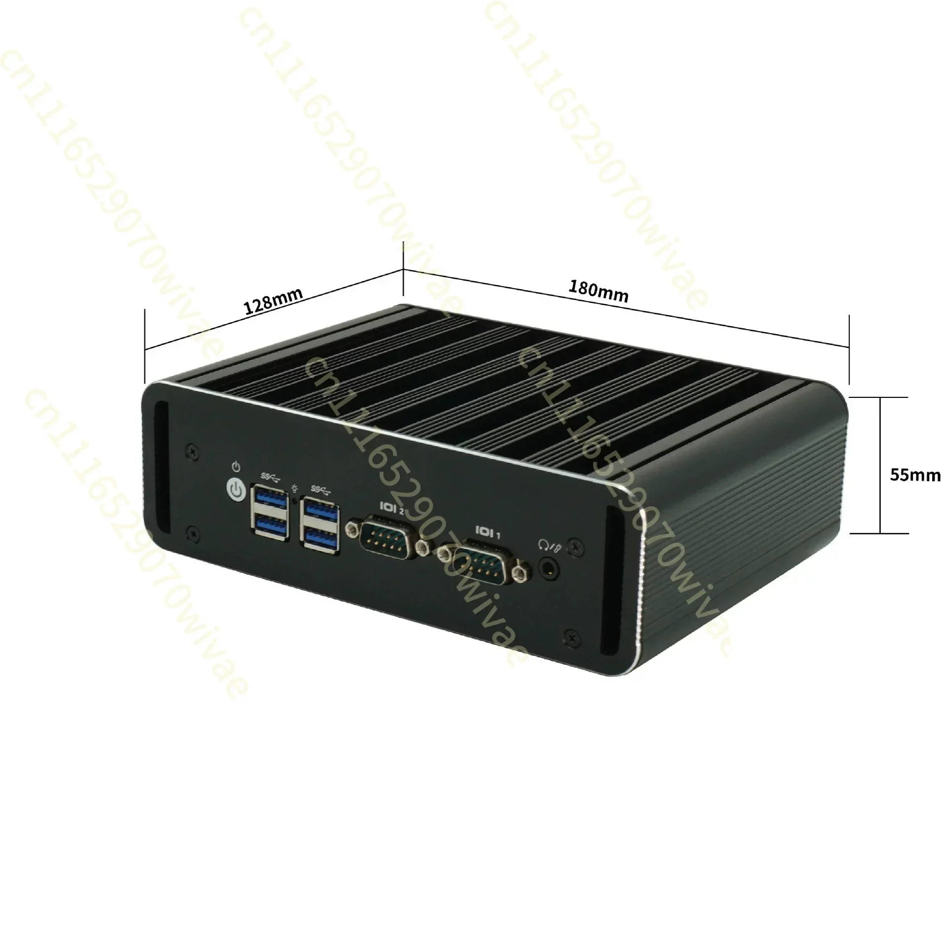 Home Fanless Mini PC Int el Co re i7 5500U supports Windows WiFi Gigabit Ethernet
