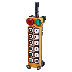Fernsteuerung Telecrane kompatibel 6-Kanal Dual Speed Tasten Kran drahtlose Funkfernbedienung F24-6D Sender Controller