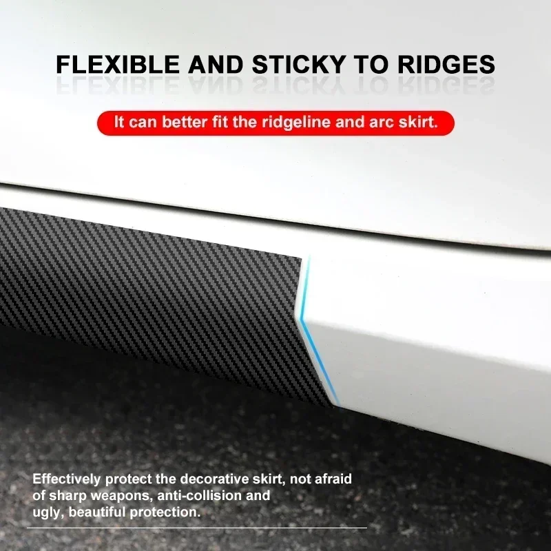 2pcs Car Door Carbon Fiber Side Skirt Sticker Decal Car Accessories For Land Rover Aurora EVQ Range Rover Evoque LR2 3 SVR