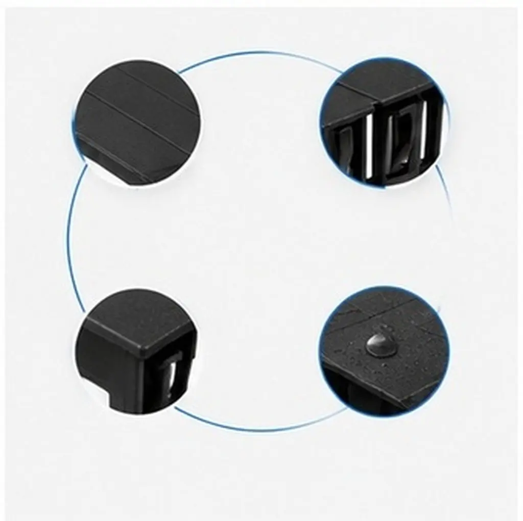 20Pcs Circuit Breaker Filler Plate Electrical Panel Cover Protective Distribution Box Hole Cover Plate Black Plastic Panel Blank