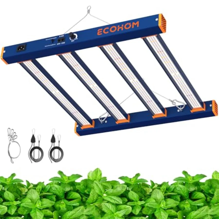 

Светодиодный фитосветильник полного спектра 320 Вт для комнатных растений, диммируемый, подвесной, с возможностью последовательного подключения, идеально подходит для гроутента 3x3 фута, прочный, с защитой от перегрева.