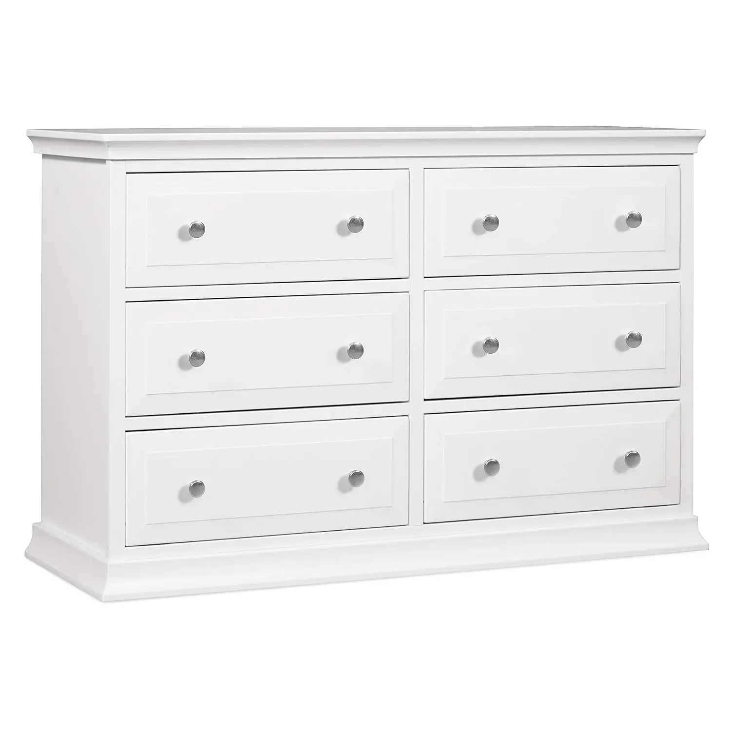 6-Drawer Double Dresser in White We've built this dresser with features like additional corner blocks and support bars to make