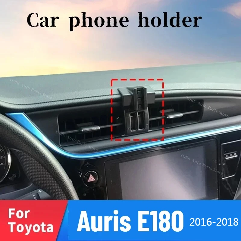 

Автомобильный держатель для телефона, магнитный для Toyota Auris E180 2016 2017 2018, беспроводная зарядка, специальная фиксированная база, крепление MagSafe, аксессуары