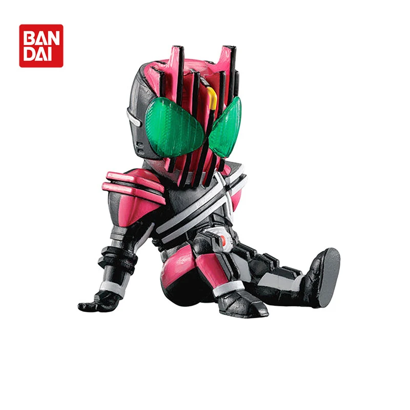 ของเล่นสะสมจากอนิเมะ Kamen Rider ของแท้จาก BANDAI รุ่น Kuuga, W, Decade, Fourze แบบกาชาปอง ฟิกเกอร์โมเดลแอคชั่น