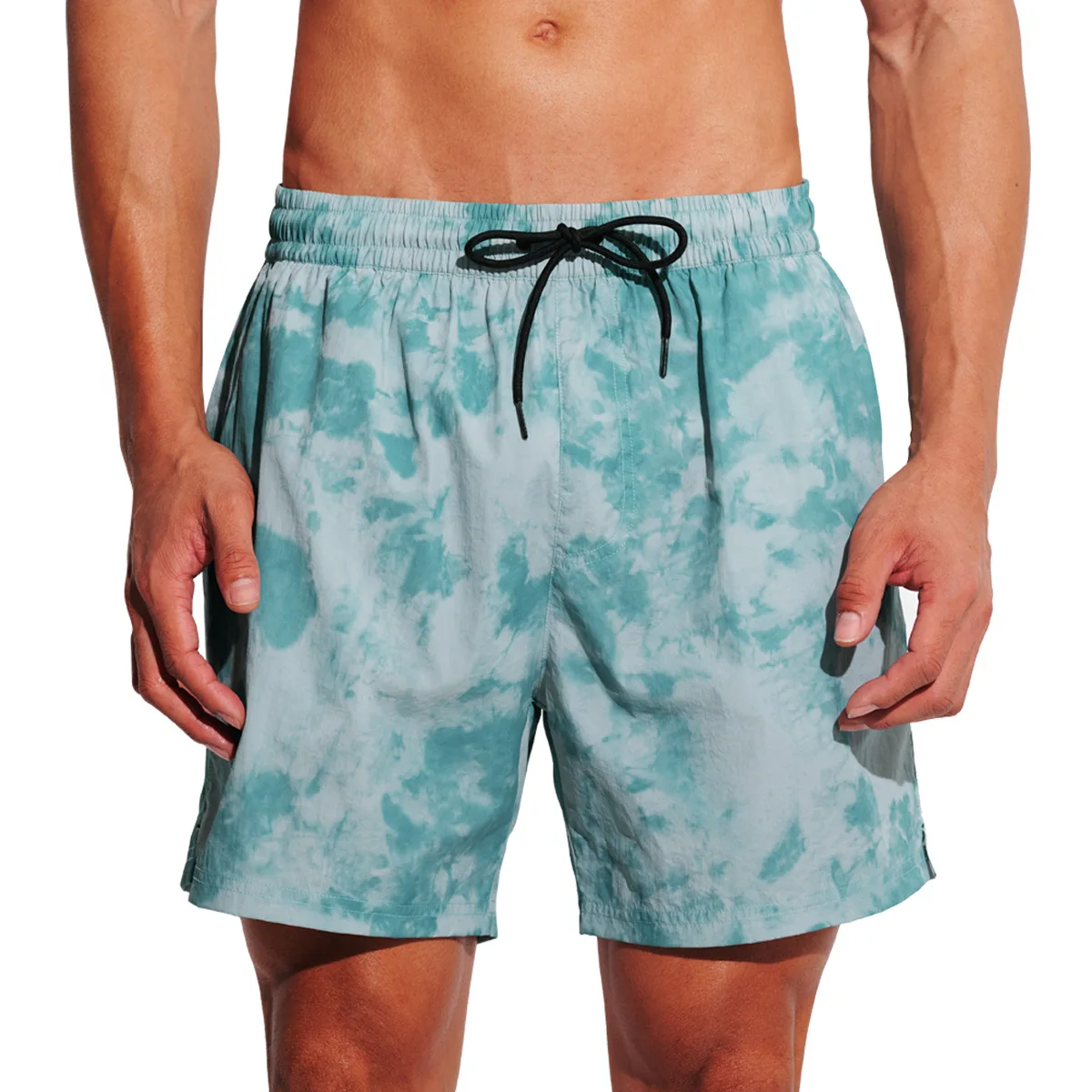 Desmiit Men Beach Bermuda Board Surfing Swim Shorts Swimwear Man Swimming Trunks Fast Dry Sea Boardshorts Beachwear with Liner