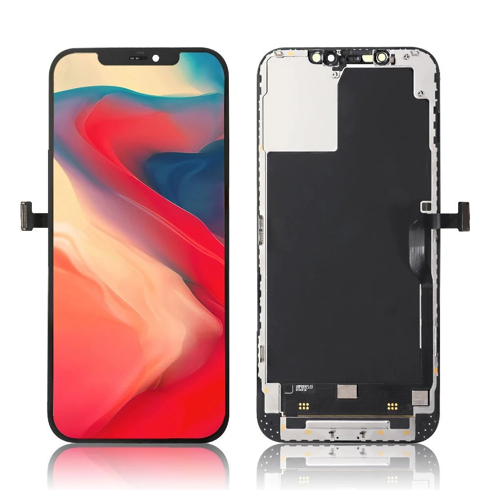 RJ/GX Screen For iPhone X XR Xs 11 12 13 14 Pro MAX LCD Display Touch Screen Digitizer Assembly No Dead Pixel Replacement Parts