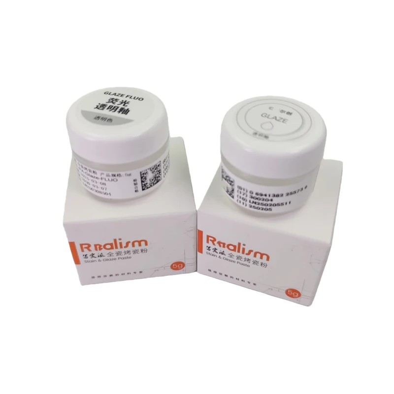 

5 г/бутылка, зубной реализм, пятна и глазурь, паста, глазурь, флюо, стоматологическая лаборатория, керамика, пятна, низкотемпературная универсальная окраска, фарфор