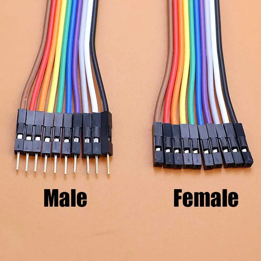 Cltgxdd 10Pin Dupont Ribbon Jumper Line Male To Male To Female To Female Adapter Extension Cable 2.54mm Terminal Connection Wire