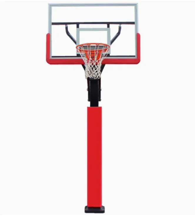 

2024 Professional Adult Indoor Training Basketball Stand New Outdoor Dunk Buried Basketball Hoop Adjustable Rim for Kids