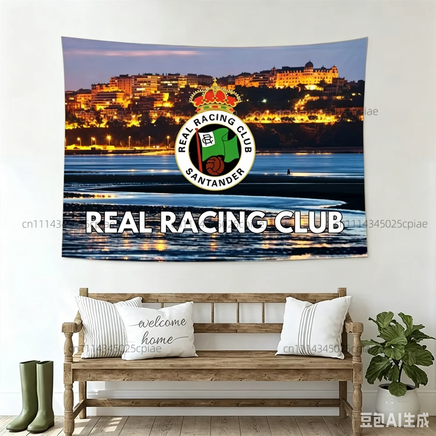 Football Tapestry Decoration 3D Print Competition Flags Background Hanging Cloth Aesthetic Wall Hanging Banners Soccer Fan Gifts