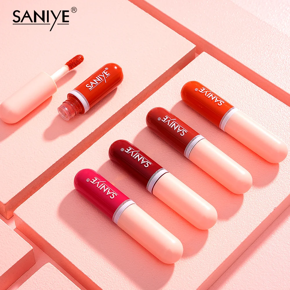 Long-lasting Velvety Finish Liquid Lip Tint Non-sticky Matte Lipstick Long-lasting Vegan-friendly Beauty Must-have Lip Gloss