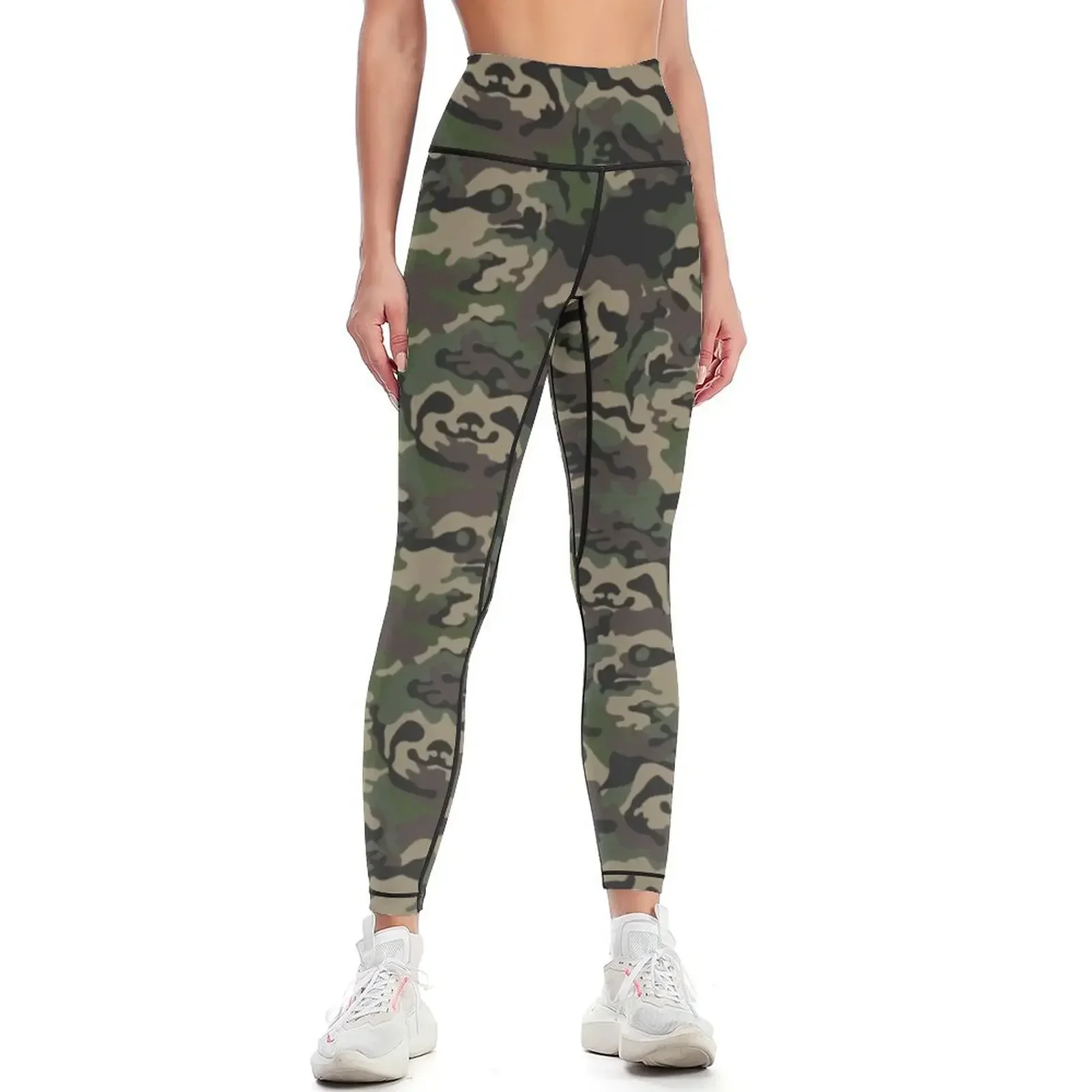 

Sloth Camouflage Leggings sportswear woman gym 2025 push up legging gym sportswear woman Women's push up Womens Leggings