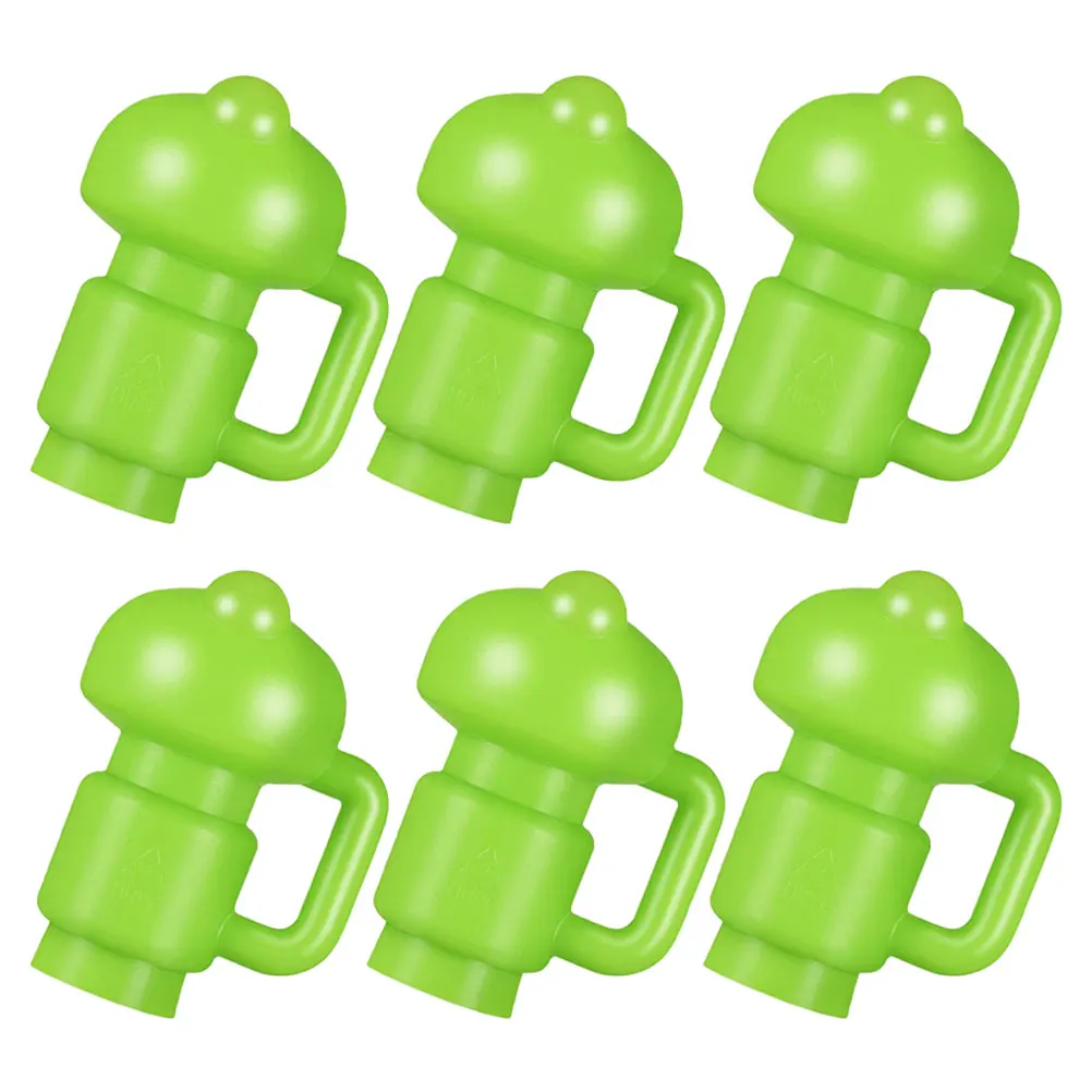 1 set Green Frog End Caps Durable Plastic Trampoline Rod Covers Wear-resistant Parts Accessories Outdoor Toys Replacement