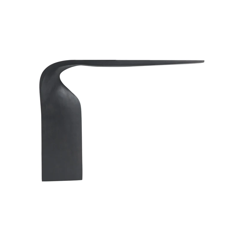 

Nordic creative minimalist entrance table decorative table wabi-sandy wind special-shaped solid wood strip case