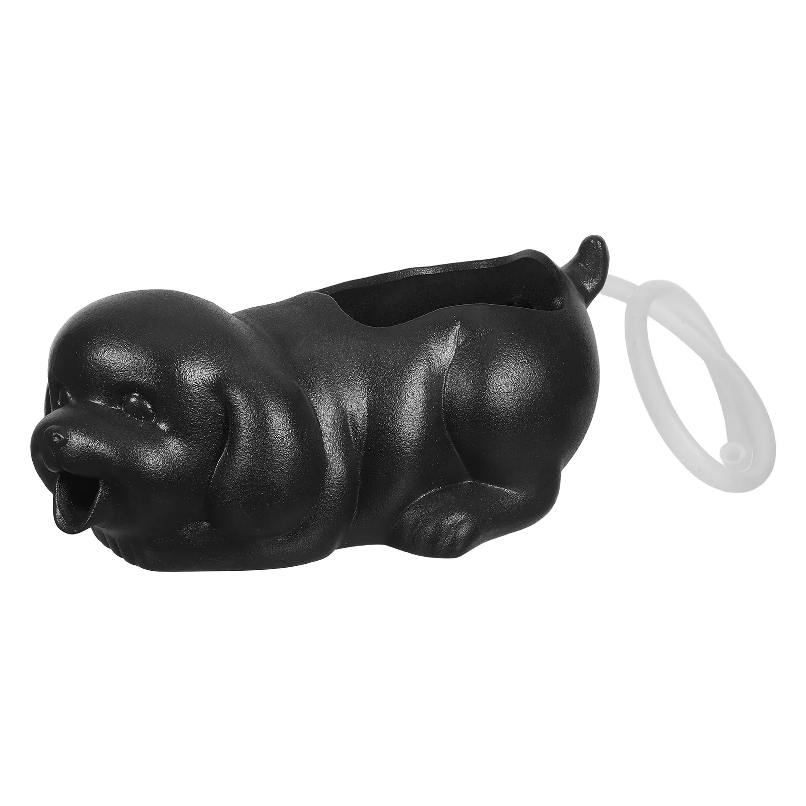 

Ceramic Dog Fountain Spitter Aquarium Ornament Decorative Puppy Statue Planter Fish Tank Waterfall Spitting Decor