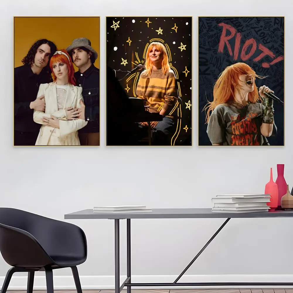 Band P-Paramore Album Painting Calligraphy Paper Print Home Living Room Bedroom Entrance Bar Cafe Art Decorative Paintings
