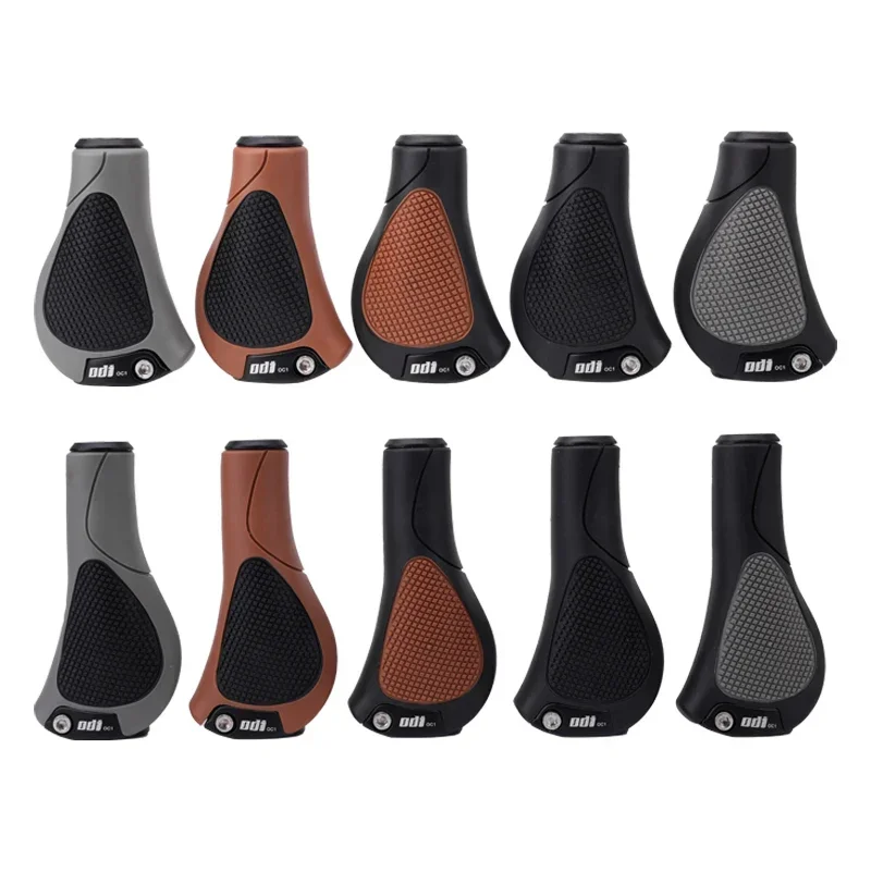 ODI Vintage bicycle handlebar grips Ergonomic brown black long short Rubber MTB handlebar grips 22MM For Mountain bike - Image 6