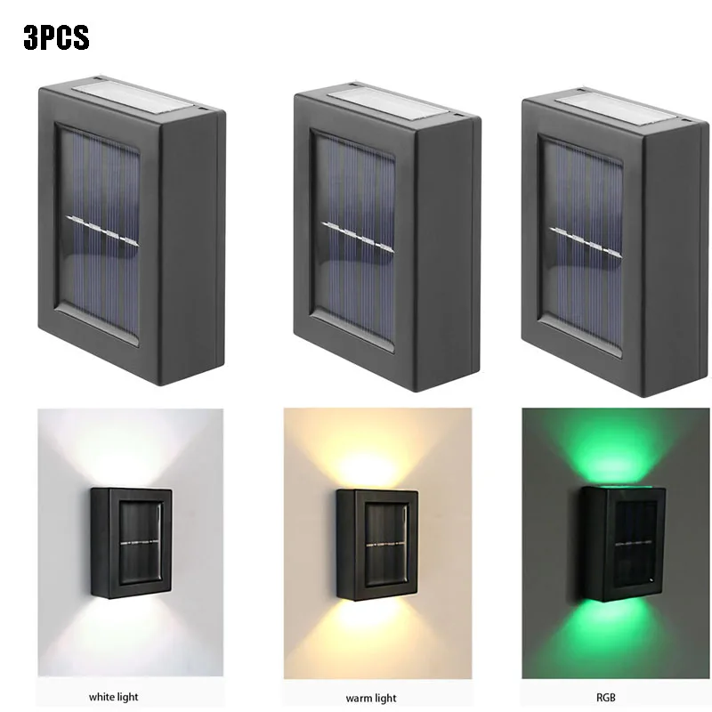 

Exterior Wall Light Solar Motion Sensor Spotlight Lamp Waterproof Garden Lantern Lighting Landscape Decoration for Ccourtyards