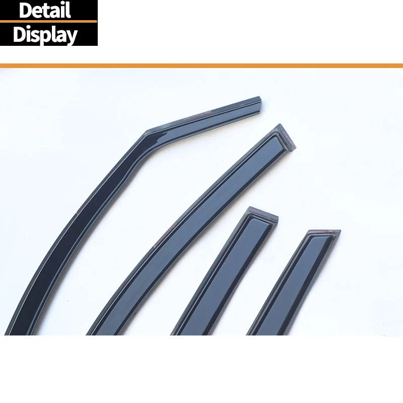 Suitable for AUDI Q5/S5 built-in ln-Channel Window Visor Wind & Rain Deflectors No-Drill Design