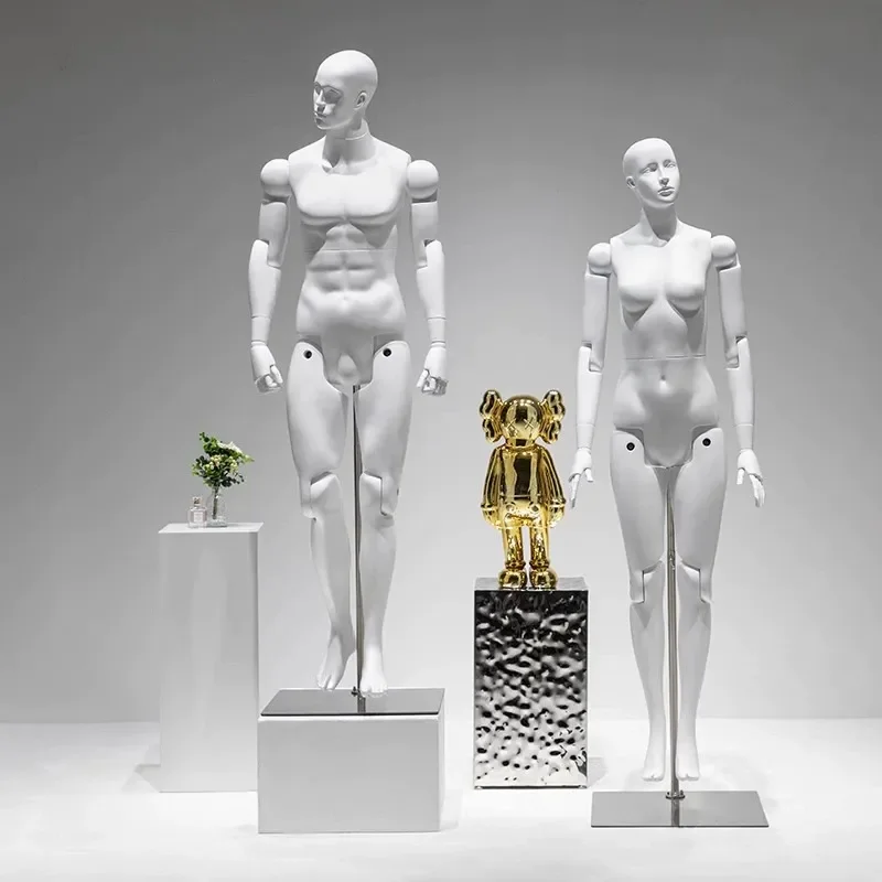 Sports Model Props Men Platform Full Body Dummy Robot Female Head Movable Joint Model Variety of Human Body