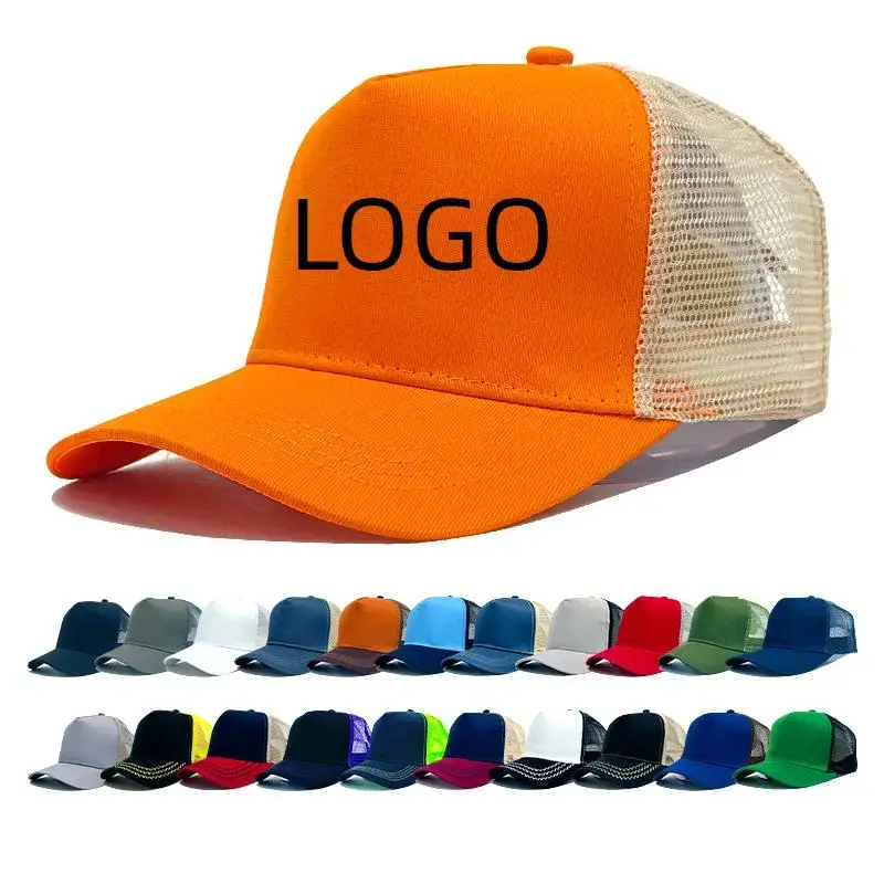 Summer Men's Baseball Mesh Hats Personalization Custom Print LOGO Outdoor Sports Travel Sunscreen Duck Tongue Truck Driver Cap