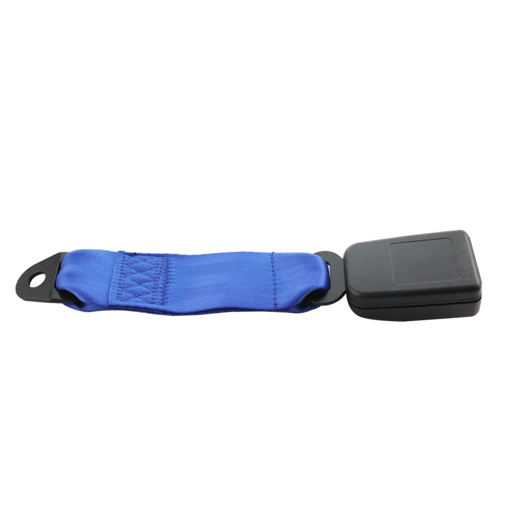 2 Point Universal Car Safety Belts Adujstable Seat Belt Automatic Telescopic Lock Buckle Retractors Universal Blue Car Belt