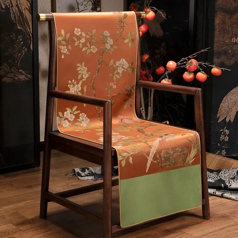 Chair cover Chinese private club, exclusive non-slip dining table, chair cover, dust-proof hotel stool cover