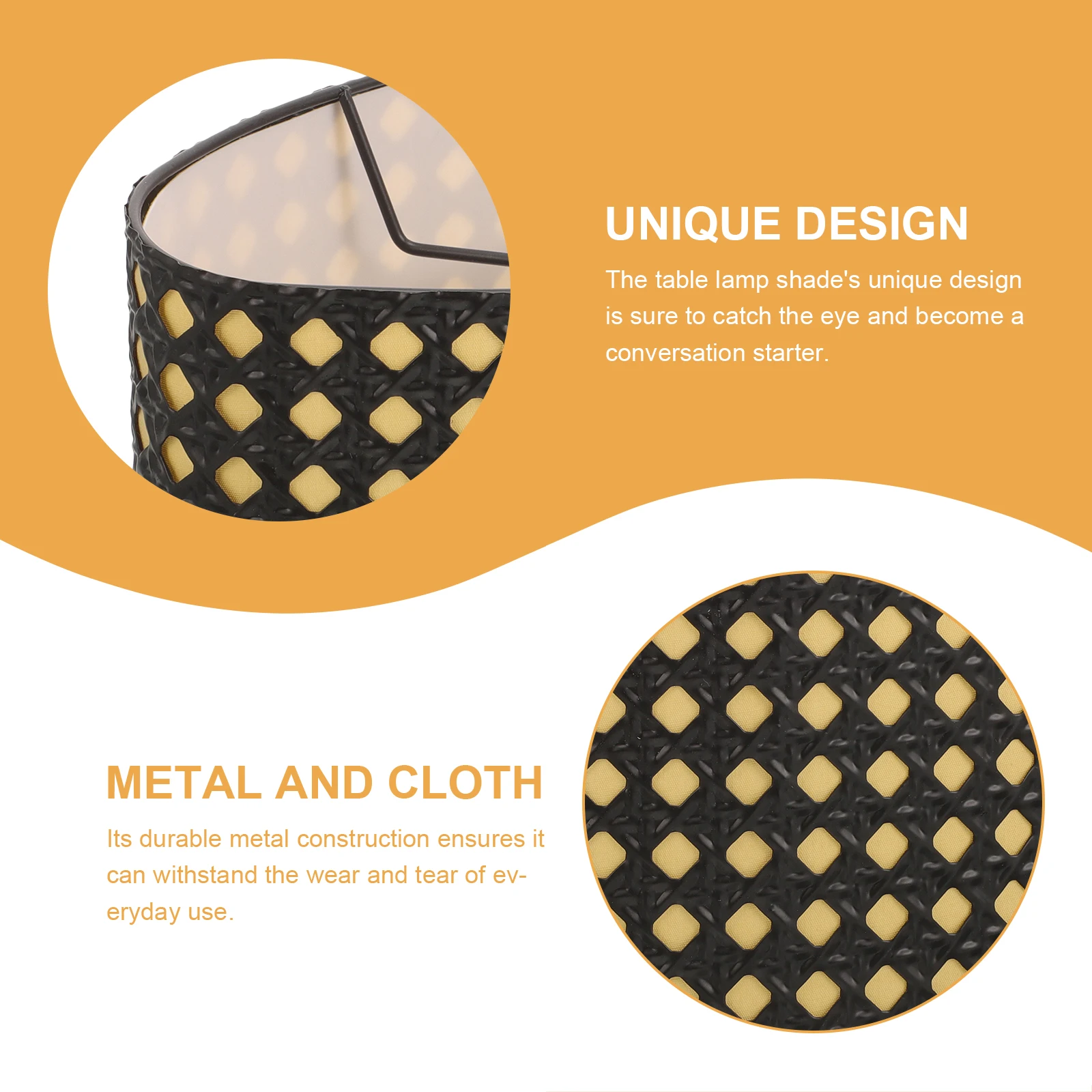 

Modern Metal Hollow Lamp Shade Cover Oval Replacement For Table Floor Desk Bedside E14 E27 Decorative Light Accessory