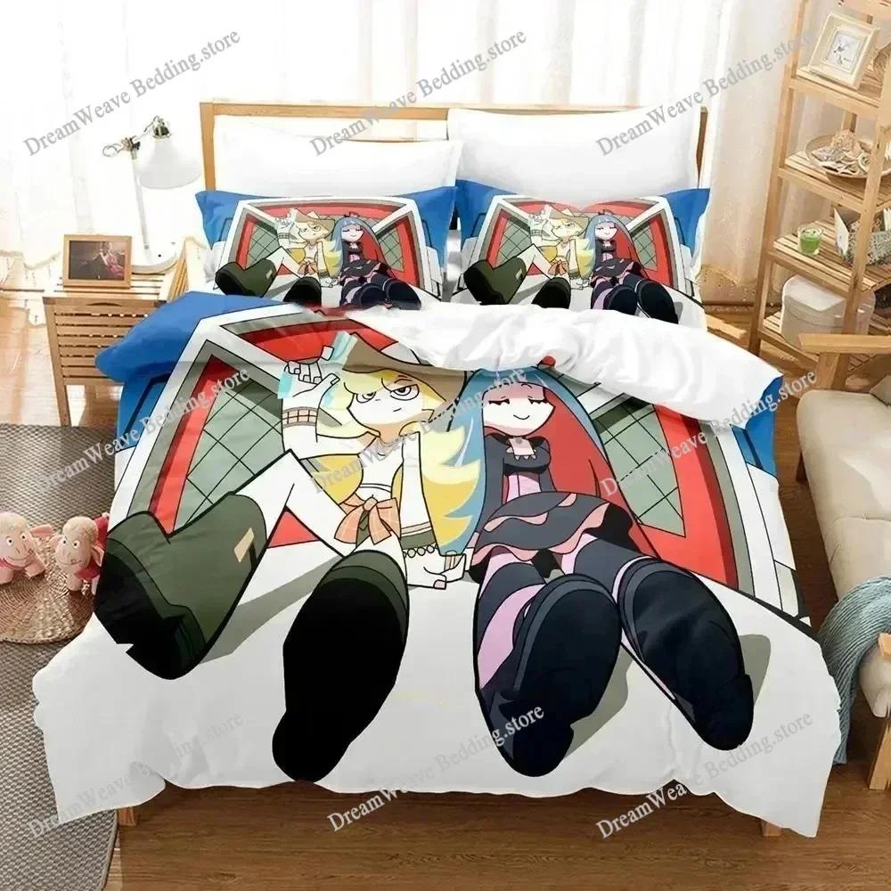 

Panty & Stocking with Garterbelt Cartoon Poster Sheets Quilt Covers Bedding Dormitory Sheets Bedding Set Soft Warm Bedding Set