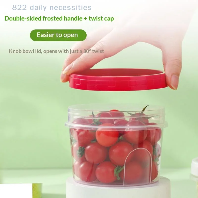Kullanışlı 4 Adet Buzdolabı Sa - Food Storage Glass Round incelemesi ve fiyatı