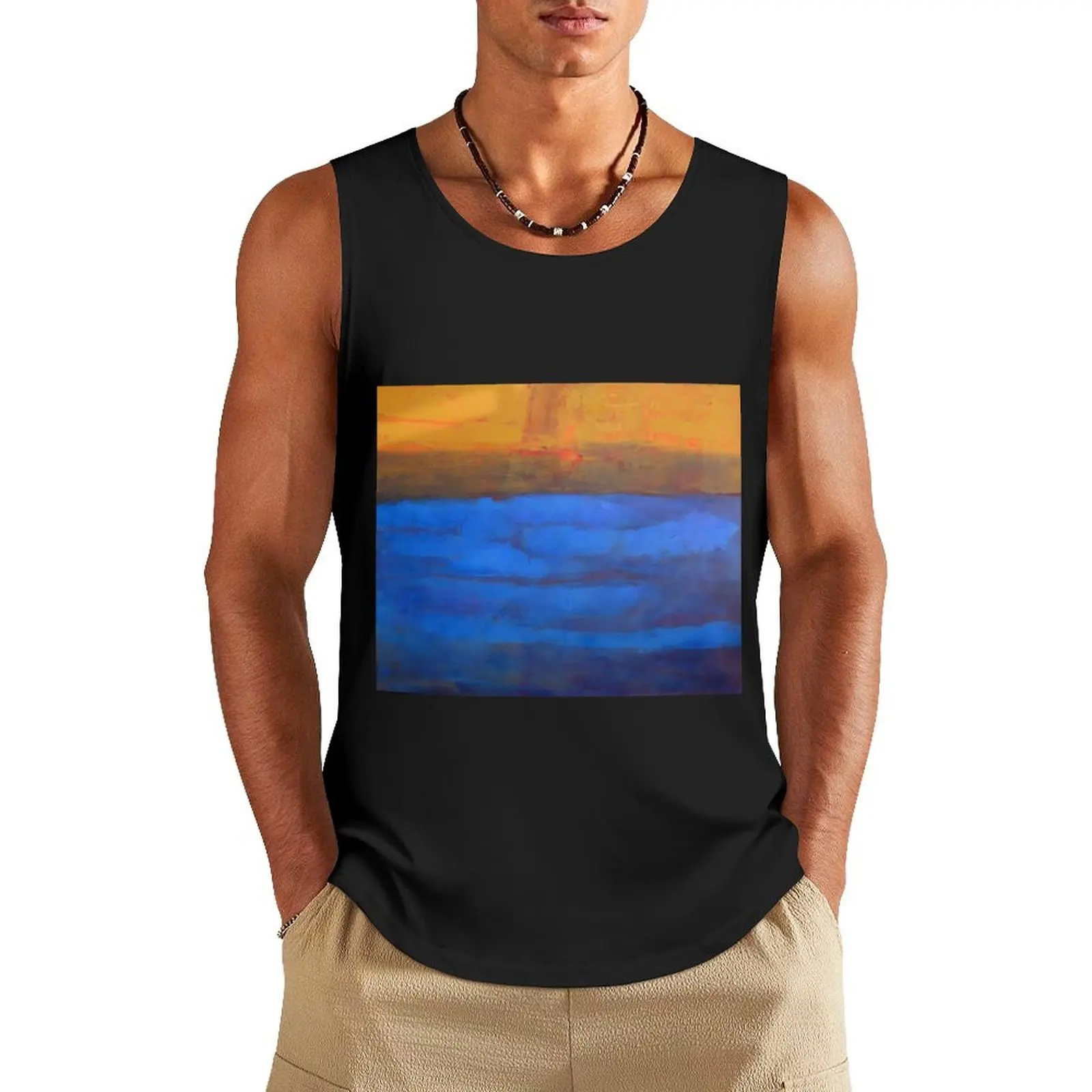 

Mark Rothko Tank Top gym Men's t-shirts Men's sleeveless gym shirts sports vest Men's clothes luxury style
