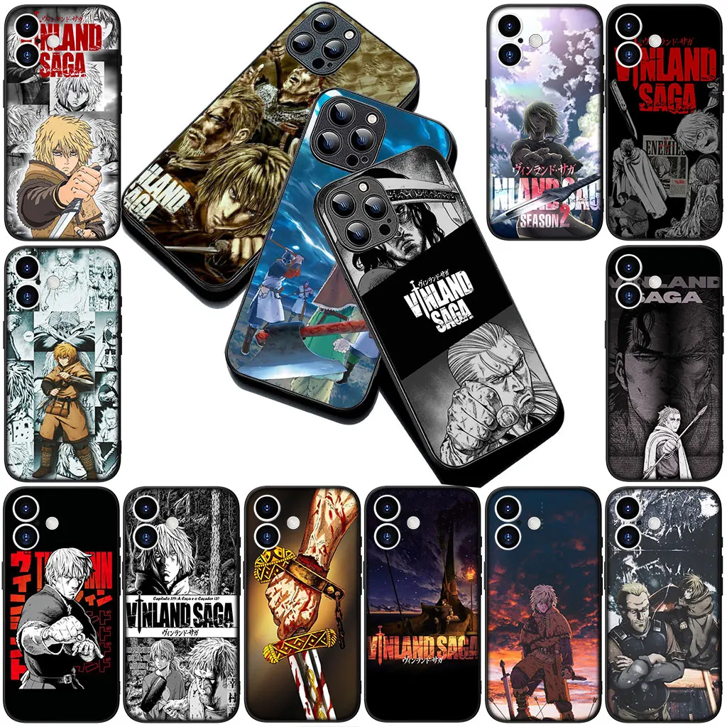 Чехол для телефона с рисунком Vinland Saga для Motorola Moto G55 G45 G75 G85 G13 Edge 50 30 Fusion 40 neo Ultra Pro, гибкий корпус