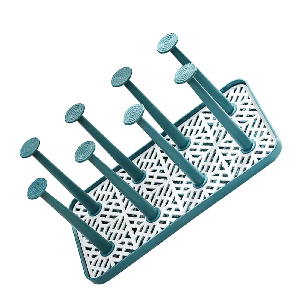 

1pc Hanging Cup Rack Pp Cups Organizer Kitchen Bathroom Storage Cups Organizer Rack Glass Bottle Drying Holder