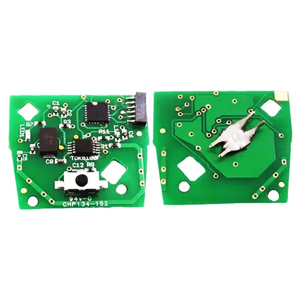 XNRKEY-llave remota de hoja SIP22/GT15R para Fiat Punto Doblo Bravo, Chip ID48 azul/negro, 433Mhz Fob, 1 botón