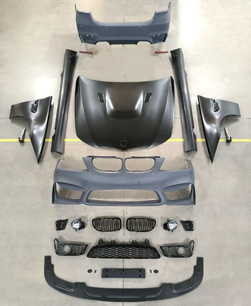 

Dream Garage High Quality PP Car Bumpers For 3 Series E90 2009-2012 To M4 Model Include Front Rear Bumper Grille Hood Fender