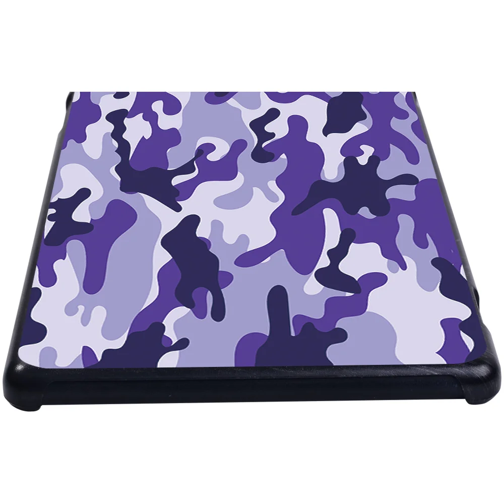 Tablet Case for Fire HD 10 Plus/5th/7th/9th/11th/HD 8 Plus/6th/7th/8th/10th/Fire 7 5th/7th/9th/12th Camouflage Print Back Shell