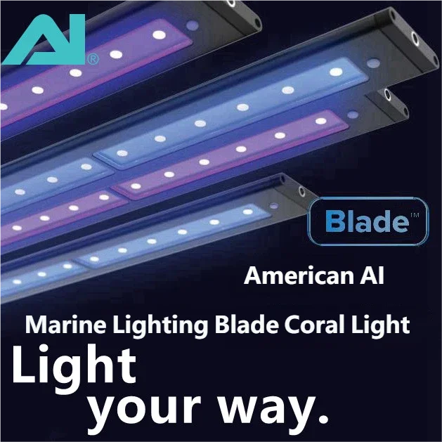 Lámpara LED inteligente de espectro completo para cultivo de corales en arrecifes, tira de luz inteligente para marina, lámpara de crecimiento asistido por color profesional.
