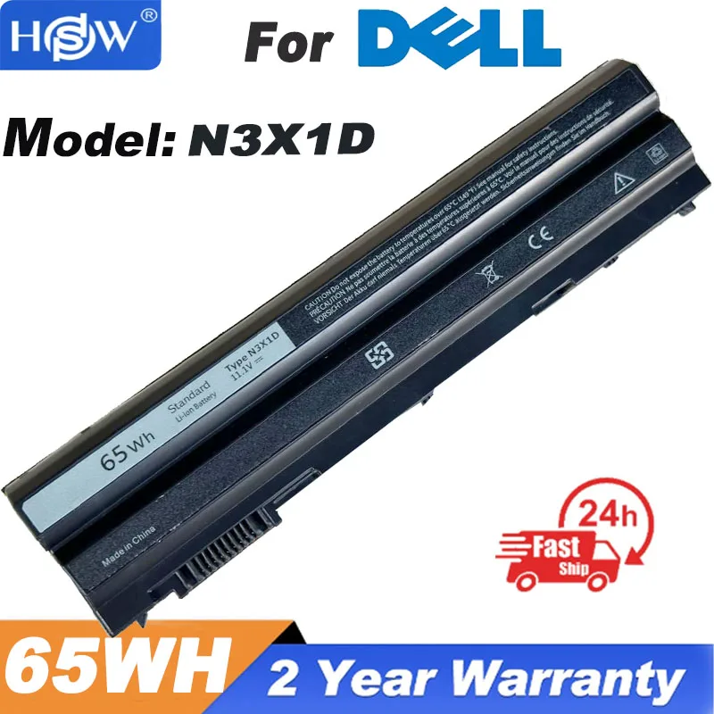 

65WH N3X1D Laptop Battery for DELL Latitude E5420 E5430 E5520 E5530 E6420 E6520 E6430 E6440 E6530 E6540 Korea Cell 65WH